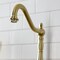 Kingston Brass Bridge Kitchen Faucet with Brass Sprayer, Brushed Brass KS7757BPLBS - alternate 6